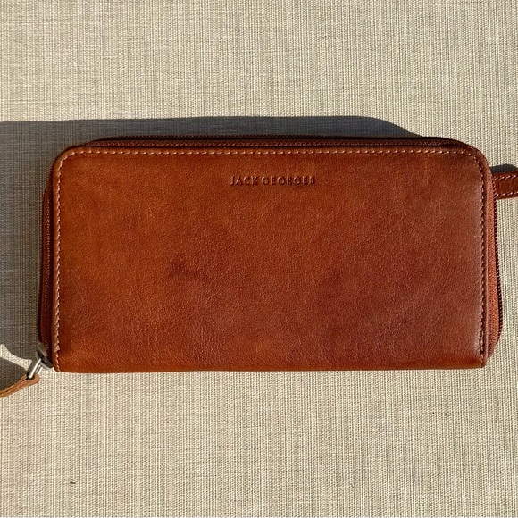 Tan Leather Women's Wallet. Never used - Picture 1 of 3